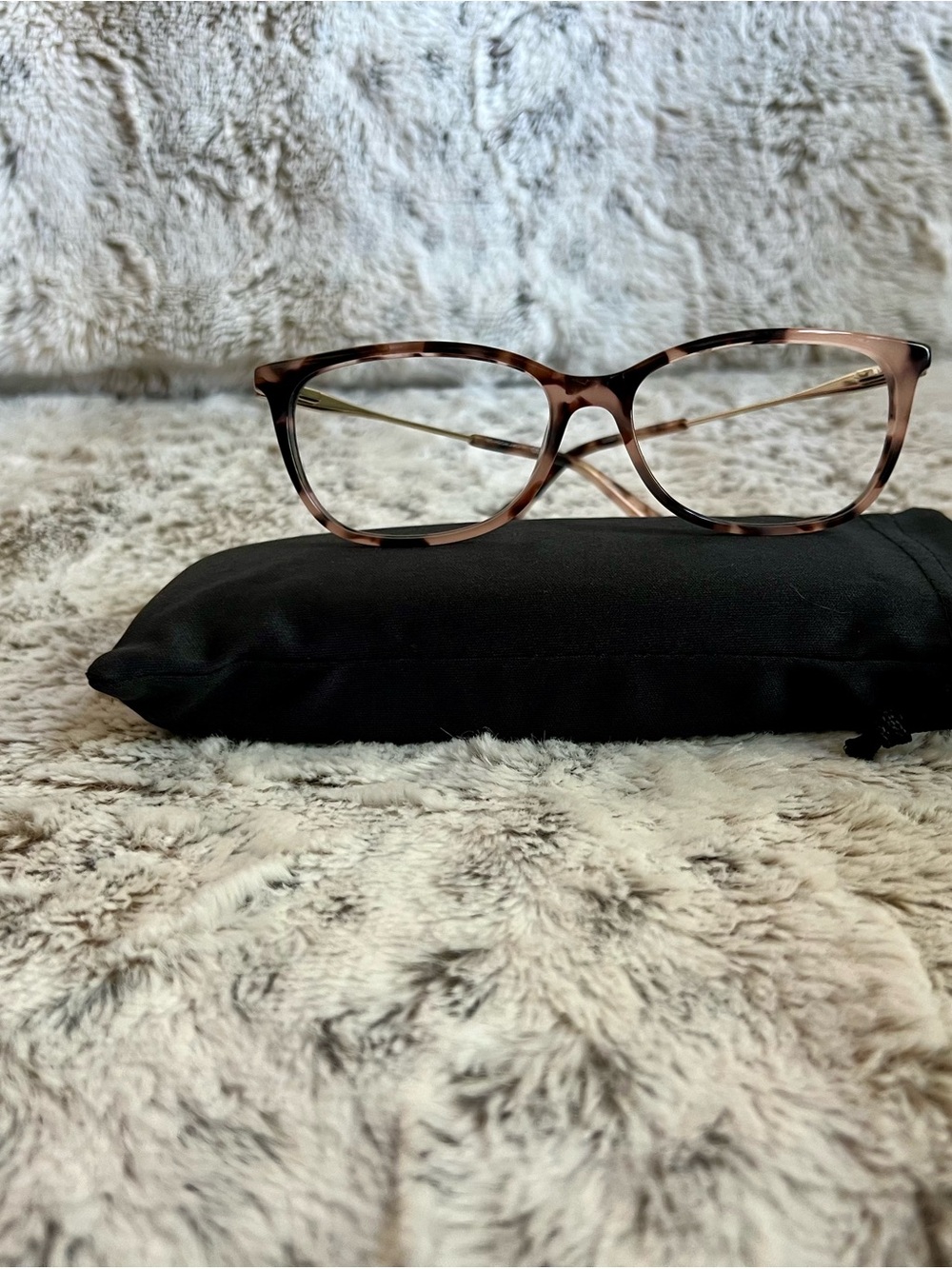 Longchamp pink Tortoiseshell Women's Eyeglass Frames - Stylish Everyday Look